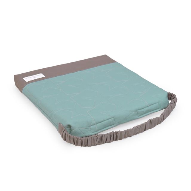 カラフルキャンディスタイルの座布団。キルティング素材で椅子用のクッション。男の子と女の子兼用で通園、通学で大活躍。