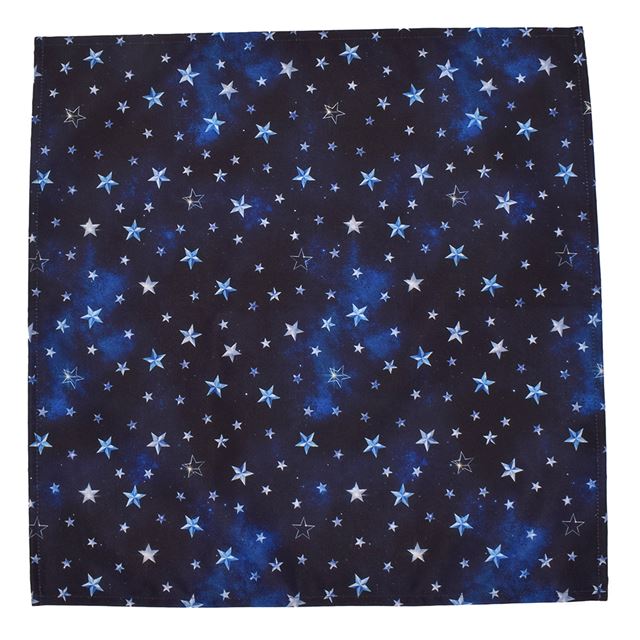 ランチクロス・給食ナフキン(45cm×45cm) 撥水ノーアイロン 柄違い3枚セット タータンチェック・ネイビーとスターリングシルバーセット