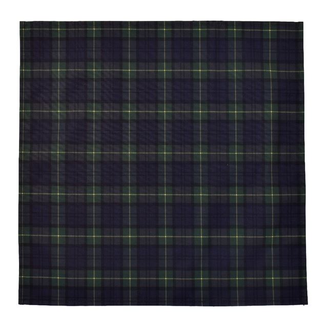 ランチクロス・給食ナフキン(45cm×45cm) 撥水ノーアイロン 柄違い3枚セット タータンチェック・ネイビーとスターリングシルバーセット