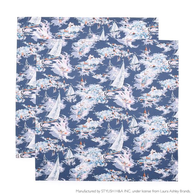 【LAURA ASHLEY人気ランキングTOP9】ランチクロス・給食ナフキン(45cm×45cm) 2枚セット