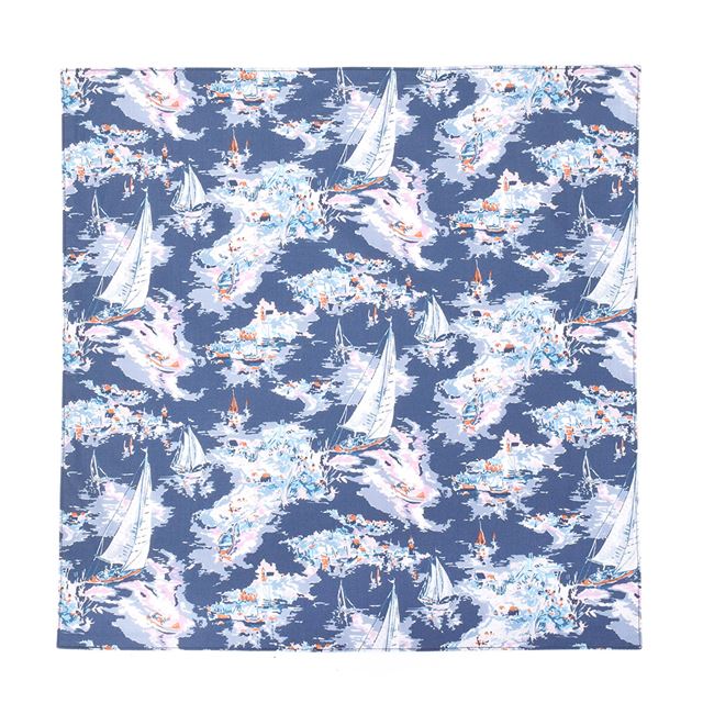 LAURA ASHLEY ランチクロス・給食ナフキン(45cm×45cm) 2枚セット Riviera
