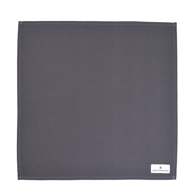 カラフルキャンディスタイルのランチクロス。給食トレーや食器の下に敷ける大きめサイズ。ランチボックスやコップ、スプーンも並べられます。