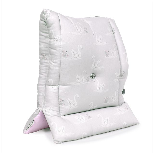 【27%OFF：夏先取りキャンペーン】送料無料 LAURA ASHLEY 防災頭巾(椅子固定ゴム付き) Swans