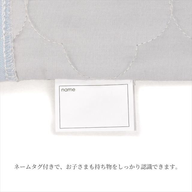 カラフルキャンディスタイルの防災頭巾カバー。おしゃれで背もたれや座布団にもできるタイプ。中綿入りキルティングの表面はシワになりにくく、小さな子どもにも扱いやすい安心素材です。