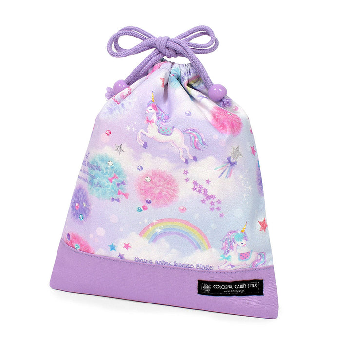 ゆうパケット対応 新登場 巾着 中 マチ無し給食袋 撥水ノーアイロン 【女の子人気ランキングTOP17】