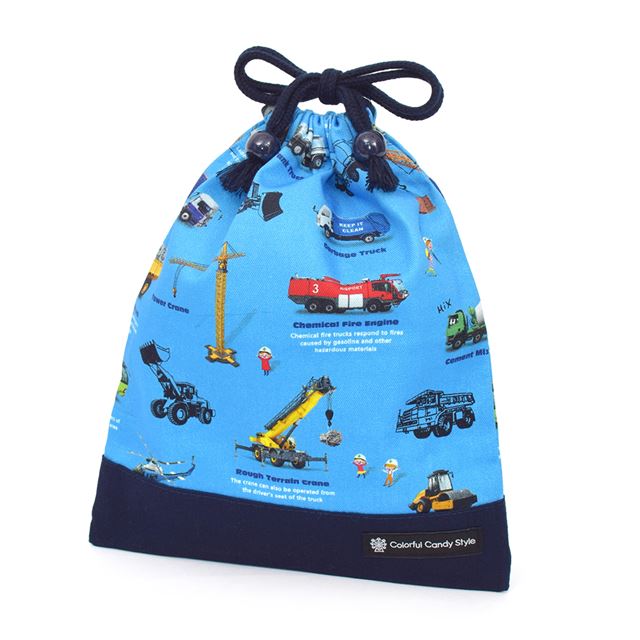 ゆうパケット対応 新登場 巾着 中 マチ無し給食袋 撥水ノーアイロン 【男の子人気ランキングTOP24】