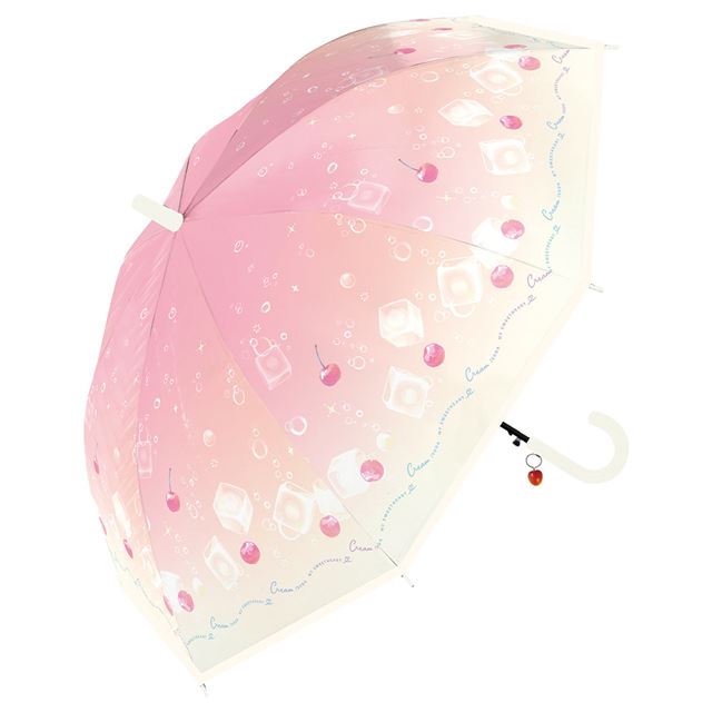 大人気のクリームソーダが今年も登場！半透明ビニール生地を使用。チェリーのチャーム付きです。