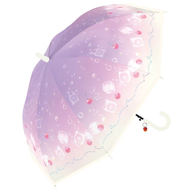 大人気のクリームソーダが今年も登場！半透明ビニール生地を使用。チェリーのチャーム付きです。