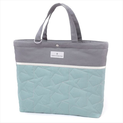 カラフルキャンディスタイルのマチ付きレッスンバッグ。丈夫なキルティング素材の手提げバッグ。男の子と女の子兼用で通園・通学でも大活躍。