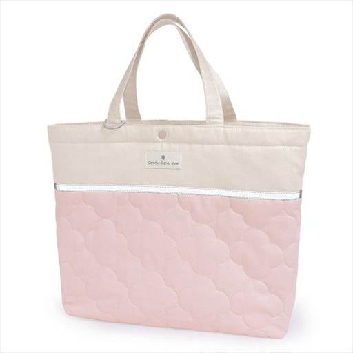 カラフルキャンディスタイルのマチ付きレッスンバッグ。丈夫なキルティング素材の手提げバッグ。男の子と女の子兼用で通園・通学でも大活躍。