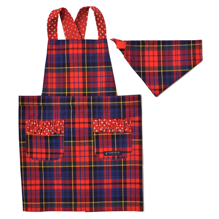 Back cross child apron (100-120cm) | Popular line-up for girls 