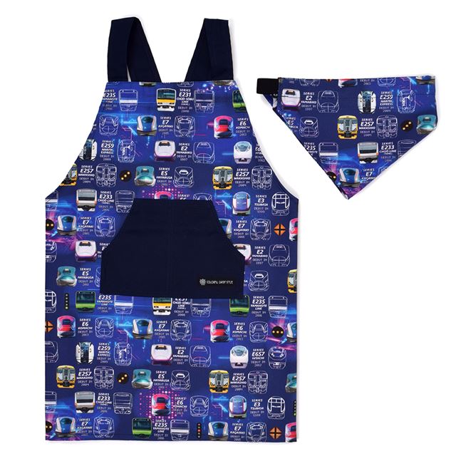 新登場 バッククロス子どもエプロン(100～120cm) 2点・3点（手提げバッグ・三角巾）セット【男の子人気ランキングTOP19】