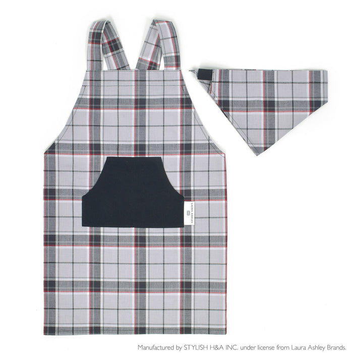 送料無料 【LAURA ASHLEY人気ランキングTOP8】バッククロス子どもエプロン(100～120cm)