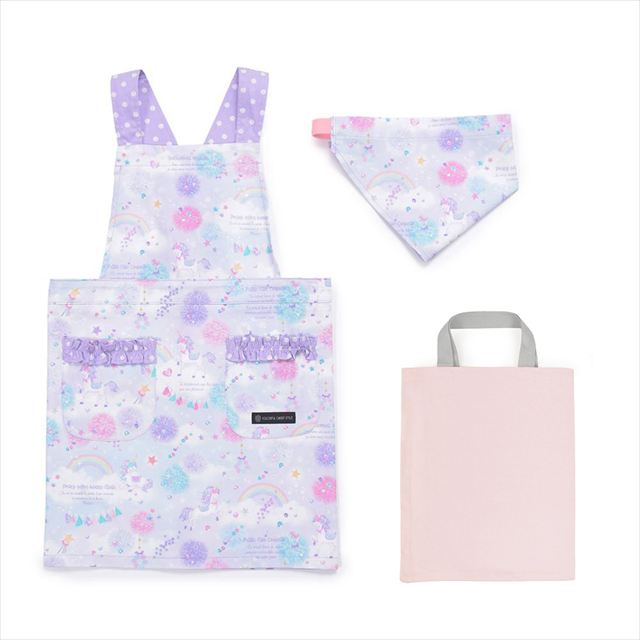 バッククロス子どもエプロン(100～120cm) 2点・3点（手提げバッグ・三角巾）セット【男の子人気ランキングTOP39】