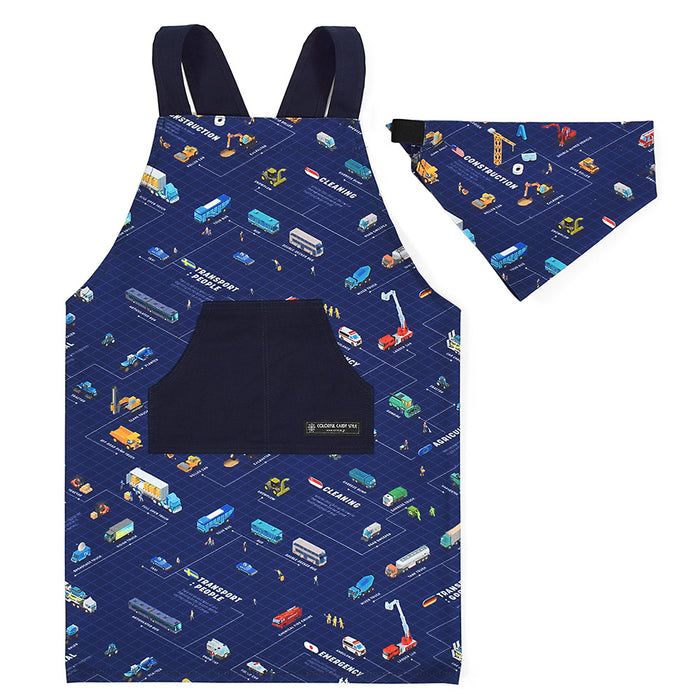 Back Cloth Children's Apron (100-120cm) | Boy Popular Lineup 