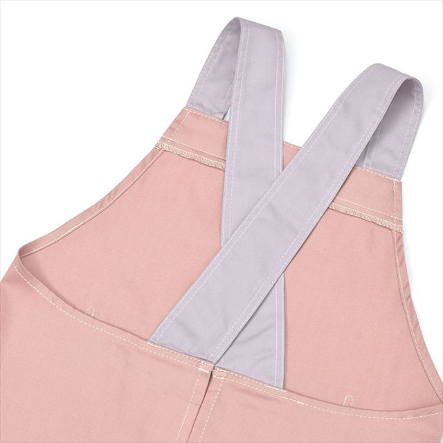 カラフルキャンディスタイルの三角巾付きキッズエプロン。子供用で、かぶるだけのバッククロスタイプ。男の子と女の子兼用で大活躍。