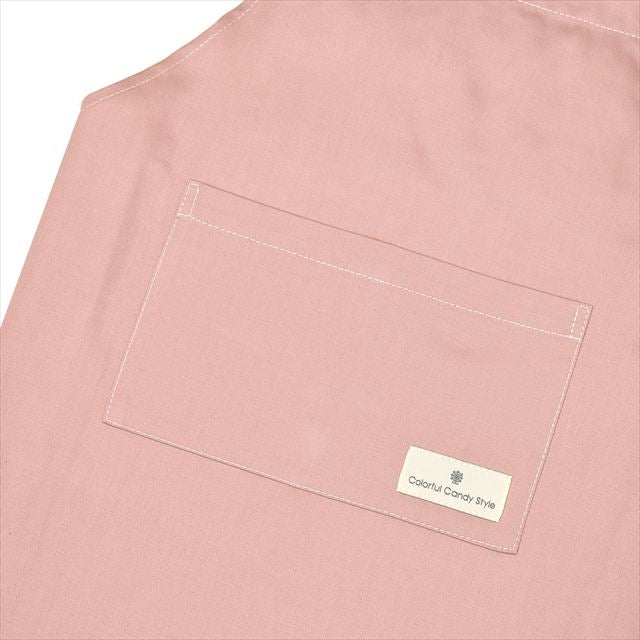 カラフルキャンディスタイルの三角巾付きキッズエプロン。子供用で、かぶるだけのバッククロスタイプ。男の子と女の子兼用で大活躍。