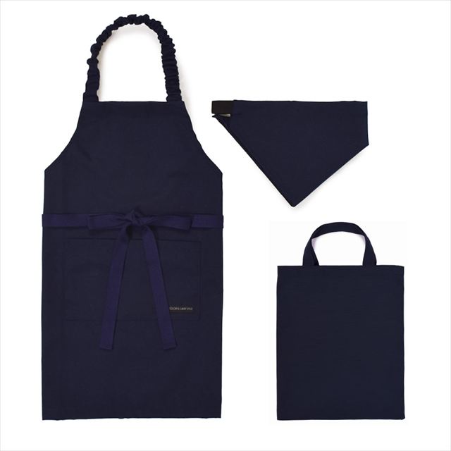 新登場 子どもエプロン (100-120cm・130-160cm) 手提げバッグ・三角巾付き【男の子人気ランキングTOP15】