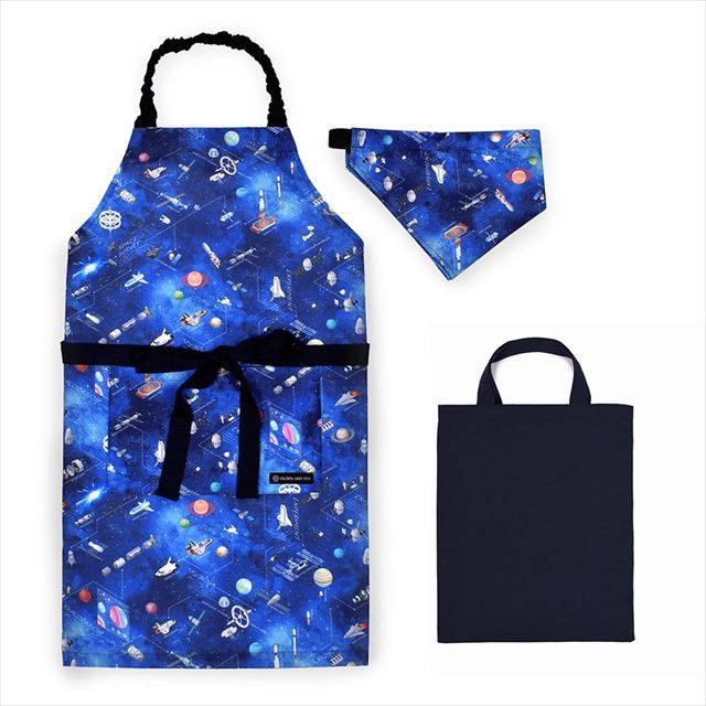 カラフルキャンディスタイルの三角巾付きキッズエプロン。水や液体が表面に弾いて滑り落ちるはっ水機能。調理実習やお手伝いなど、調理中や食べこぼしの汚れを防ぎ、汚れてもサッと拭くだけお手入れ簡単です。