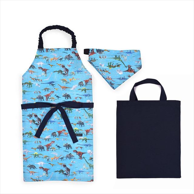新登場 子どもエプロン (100-120cm・130-160cm) 手提げバッグ・三角巾付き【男の子人気ランキングTOP15】