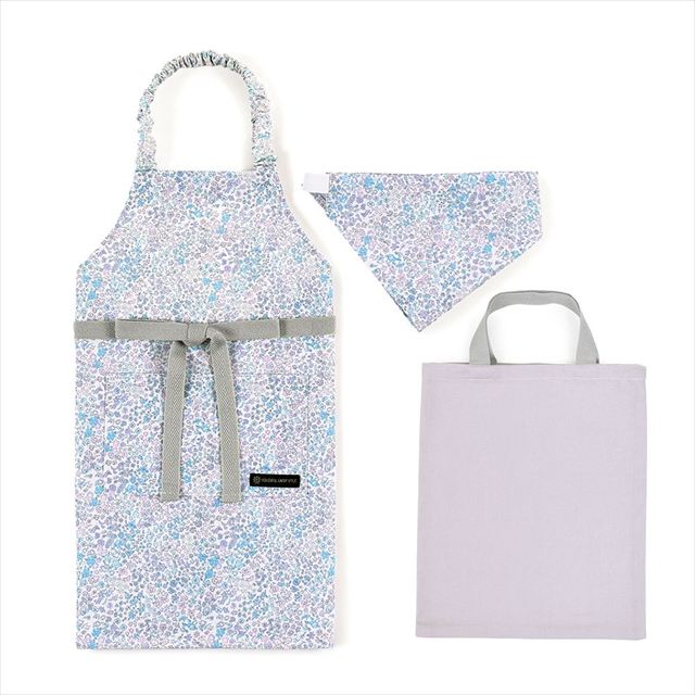 カラフルキャンディスタイルの三角巾付きキッズエプロン。水や液体が表面に弾いて滑り落ちるはっ水機能。調理実習やお手伝いなど、調理中や食べこぼしの汚れを防ぎ、汚れてもサッと拭くだけお手入れ簡単です。