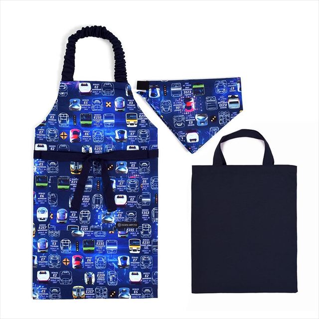 新登場 子どもエプロン (100-120cm・130-160cm) 手提げバッグ・三角巾付き【男の子人気ランキングTOP15】