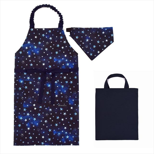 カラフルキャンディスタイルの三角巾付きキッズエプロン。水や液体が表面に弾いて滑り落ちるはっ水機能。調理実習やお手伝いなど、調理中や食べこぼしの汚れを防ぎ、汚れてもサッと拭くだけお手入れ簡単です。