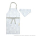 カラフルキャンディスタイルの三角巾付きキッズエプロン。水や液体が表面に弾いて滑り落ちるはっ水機能。調理実習やお手伝いなど、調理中や食べこぼしの汚れを防ぎ、汚れてもサッと拭くだけお手入れ簡単です。