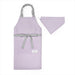 カラフルキャンディスタイルの三角巾付きキッズエプロン。水や液体が表面に弾いて滑り落ちるはっ水機能。調理実習やお手伝いなど、調理中や食べこぼしの汚れを防ぎ、汚れてもサッと拭くだけお手入れ簡単です。