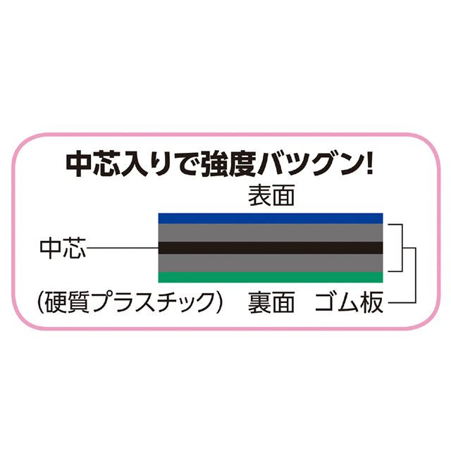 送料無料 工作マットA　緑×青　中芯入り