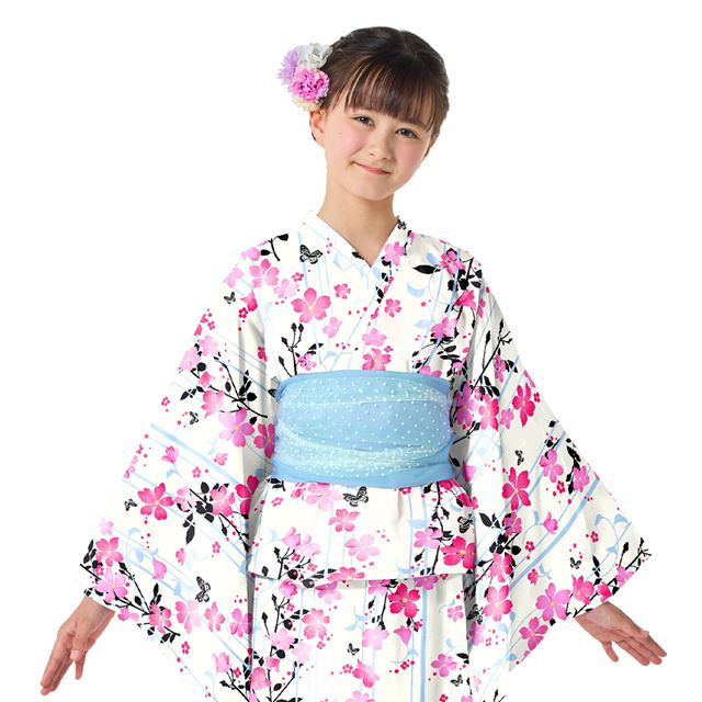 浴衣セット 花みずき・ピンク — COLORFUL CANDY STYLE