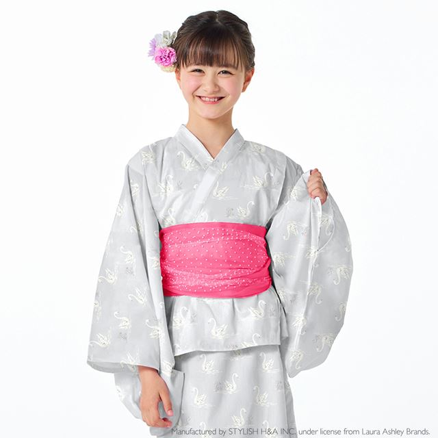 【LAURA ASHLEY人気ランキングTOP2】浴衣セット(110-150cm)
