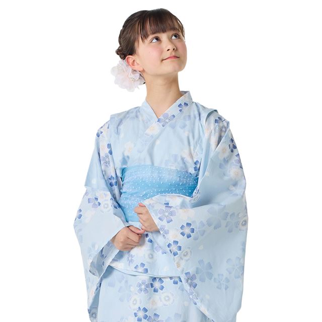 浴衣セット 桜・水色 — COLORFUL CANDY STYLE