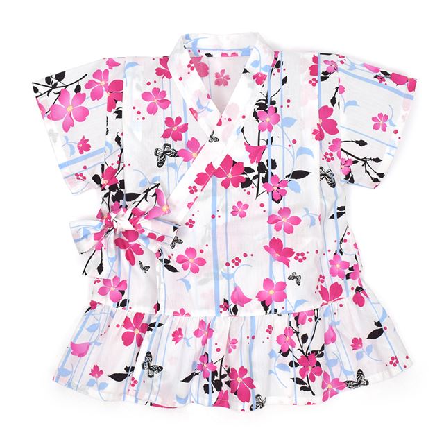 夏に涼しく快適！甚平が新登場！着崩れしにくく動きやすい、元気いっぱいのキッズにおすすめの甚平。花火や夏祭り・夕涼み会など、様々なシーンで活躍します。