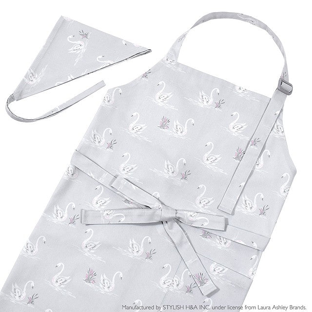 送料無料 【LAURA ASHLEY人気ランキングTOP6】エプロン(150～170cm)三角巾付き