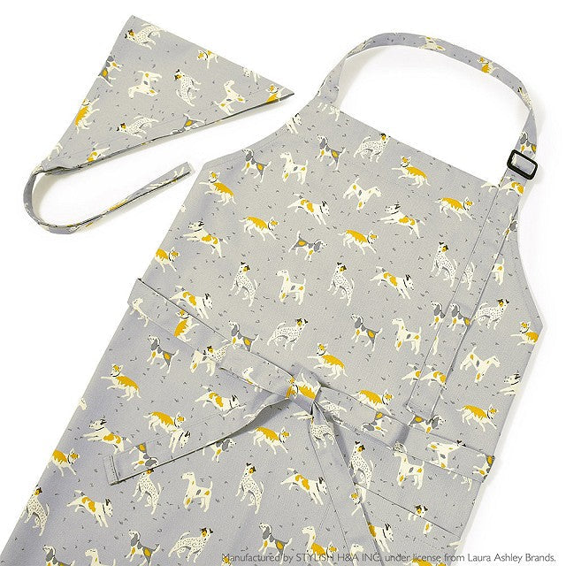 【くすみコレクション人気TOP21】エプロン(150～170cm) 三角巾付き