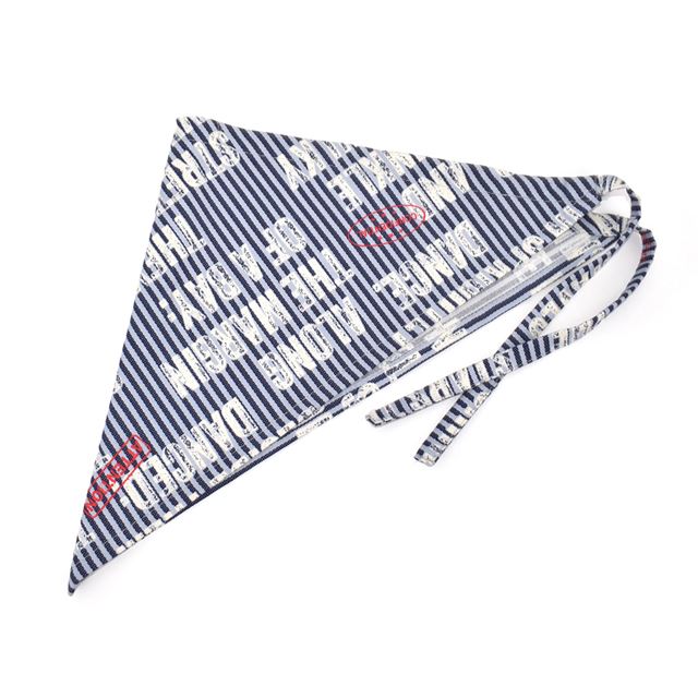 カラフルキャンディスタイルのエプロン（150cm-フリーサイズ）。結びやすいひも付きの三角巾がセット