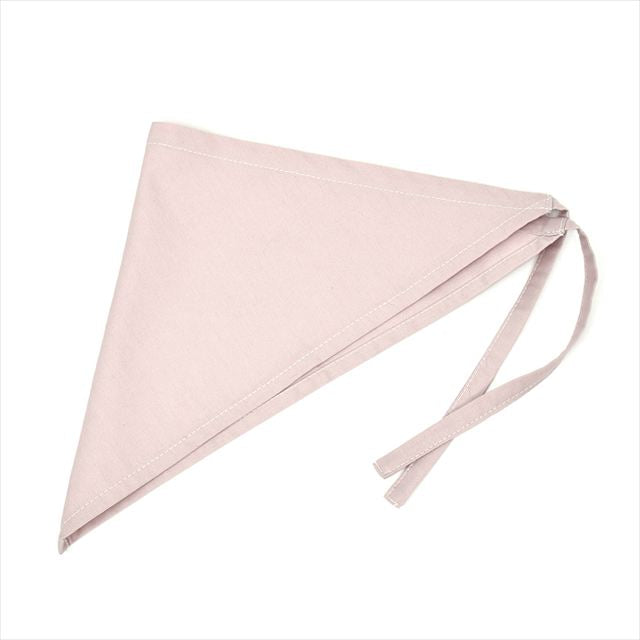 新登場 エプロン(150～170cm) 手提げバッグ・三角巾付き くすみ無地 くすみピンク
