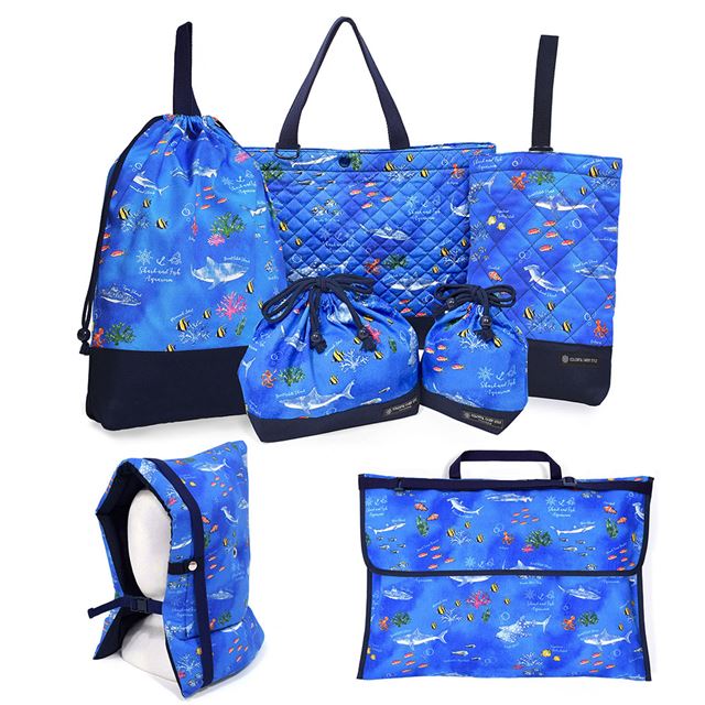 送料無料 【男の子人気ランキングTOP14】入園入学シリーズ お得で充実7点セット（防災頭巾カバー・スタンダード）