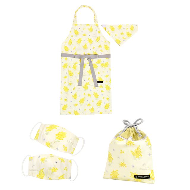 【人気ランキングTOP21】入園入学シリーズ エプロン・マスク3点セット