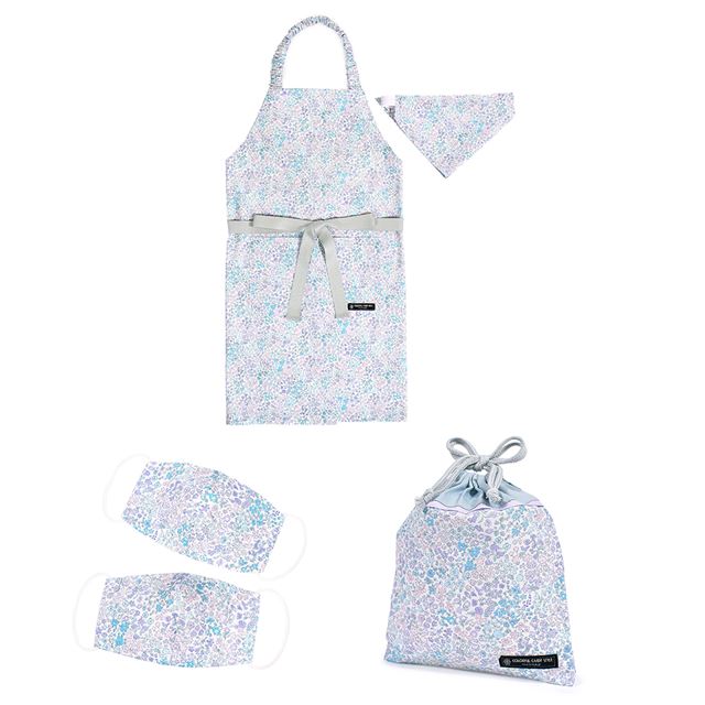 【人気ランキングTOP21】入園入学シリーズ エプロン・マスク3点セット