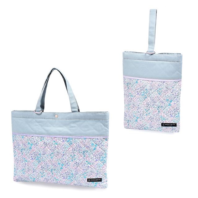 【女の子人気ランキングTOP15】入園入学シリーズ バッグ・シューズケース2点セット キルティング