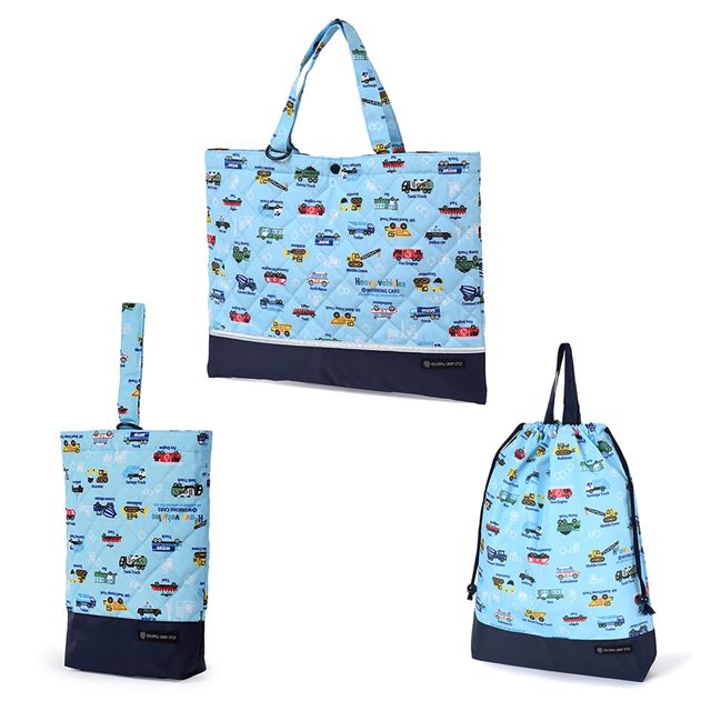 送料無料 【男の子人気ランキングTOP16】入園入学シリーズ バッグ (リフレクター付き)・巾着3点セット 撥水・軽量タイプ