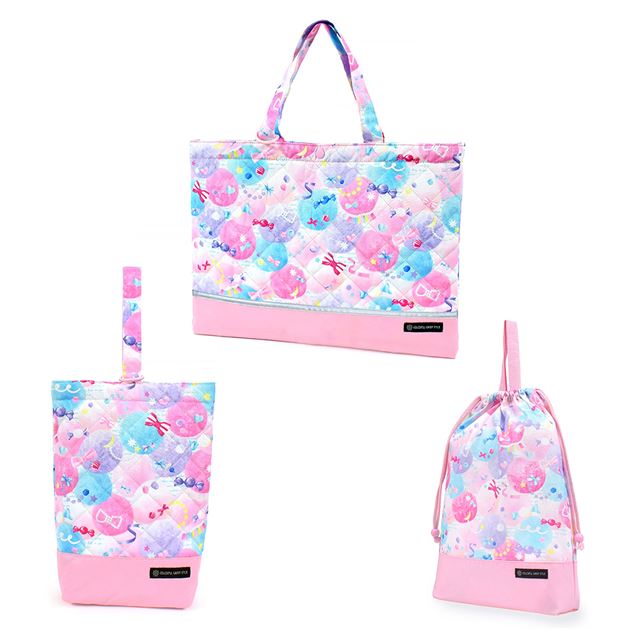 送料無料 【女の子人気ランキングTOP11】入園入学シリーズ バッグ (リフレクター付き)・巾着3点セット 撥水・軽量タイプ