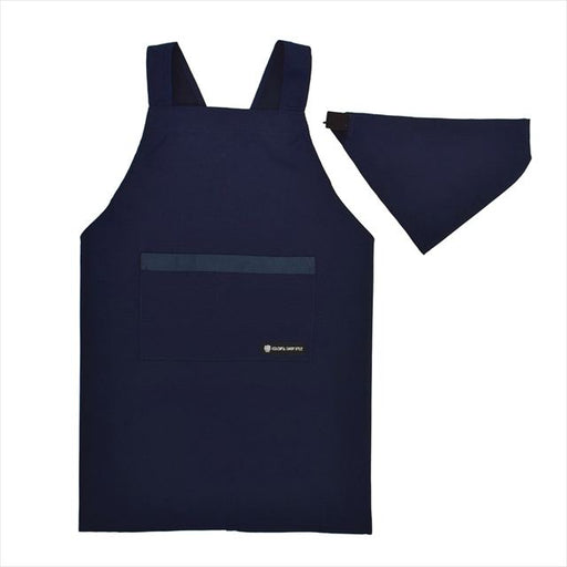 カラフルキャンディスタイルの三角巾付きキッズエプロン。水や液体が表面に弾いて滑り落ちるはっ水機能。調理実習やお手伝いなど、調理中や食べこぼしの汚れを防ぎ、汚れてもサッと拭くだけお手入れ簡単です。