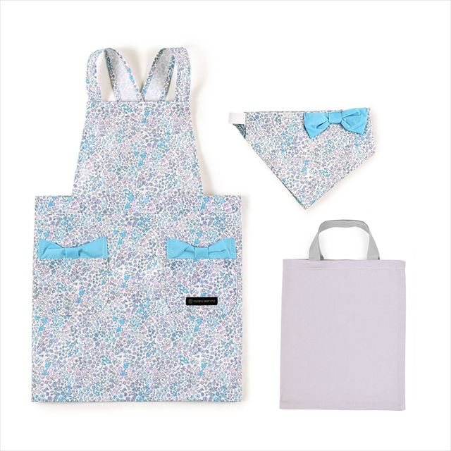 バッククロス子どもエプロン(100～120cm) 2点・3点（手提げバッグ・三角巾）セット【女の子人気ランキングTOP39】