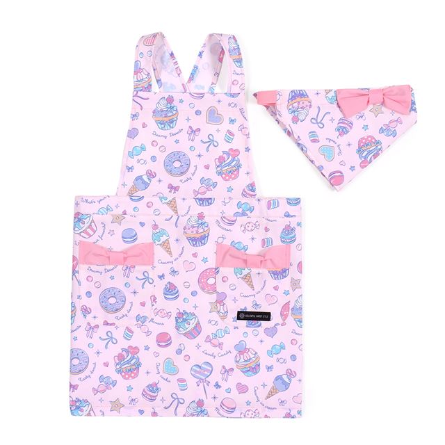 Back cross child apron (100-120cm) | Popular line-up for girls 