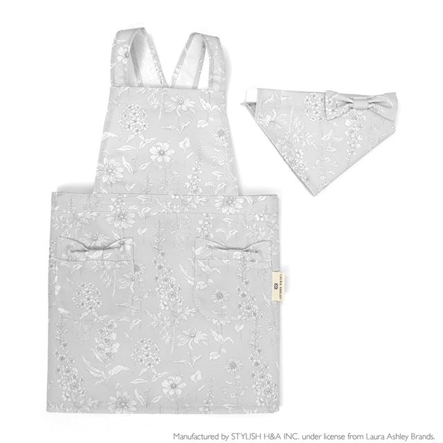 送料無料 【LAURA ASHLEY人気ランキングTOP8】バッククロス子どもエプロン(100～120cm)