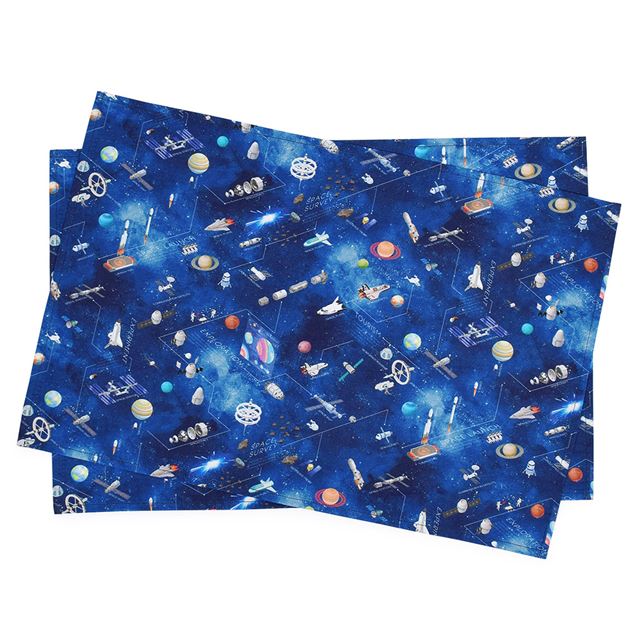 Set of 2 placemats (40cm x 60cm) | Boy's Popular Lineup 