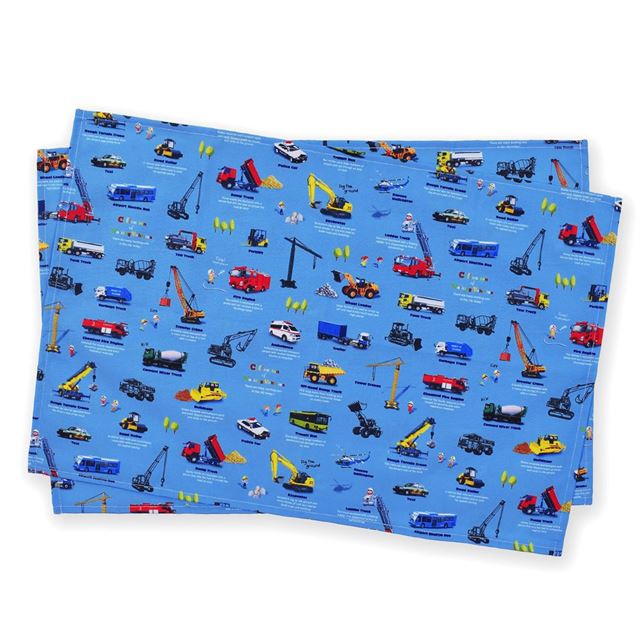 Set of 2 placemats (40cm x 60cm) | Boy's Popular Lineup 